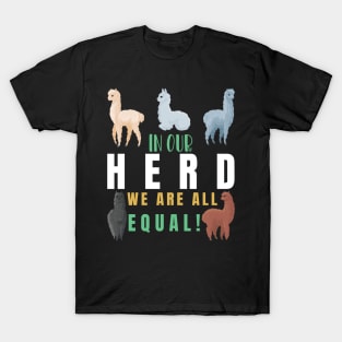 Alpaca Herd Anti-Racism T-Shirt